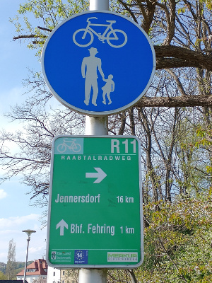 Radwegweiser Raabtal R11