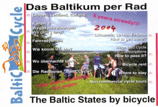 Infoheft Radwandern Baltikum