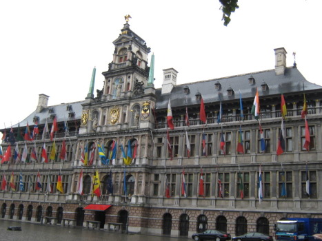 Belgien Antwerpen Rathaus