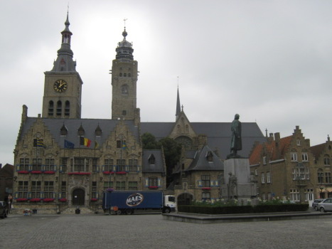 Belgien Diksmuide Markt