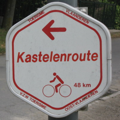 Logo Kastelenroute Belgien