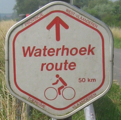 Logo Waterhoek-Radroute Belgien