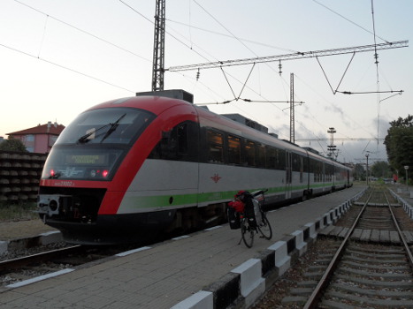 Fahrradtransport Bahn Assenovgrad 2