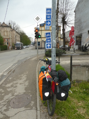 Bosnien-Herzegowina Radwegweiser 02