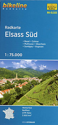 Bikeline Radkarte Elsass Sued