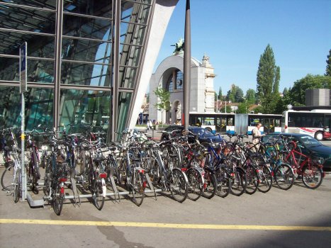 Fahrradabstellanlage Bahnhof Luzern