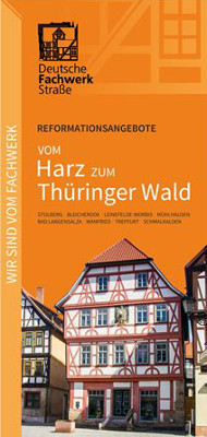 Broschuere Deutsche Fachwerkstrasse Reformation