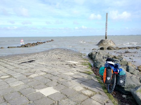 Frankreich EuroVelo 1 Passage du Gois 11