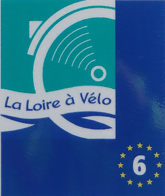 Radwegweiser Eurovelo 1 Frankreich Logo