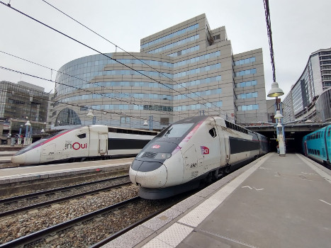 Fahrradtarnsport im TGV Paris - Hendaye 01