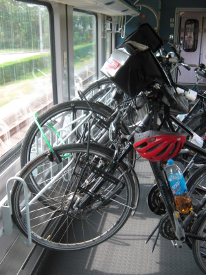 Fahrrad anschliessen Bahn