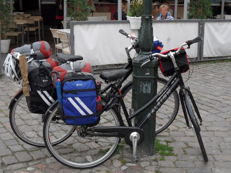 Fahrrad anschliessen Laterne