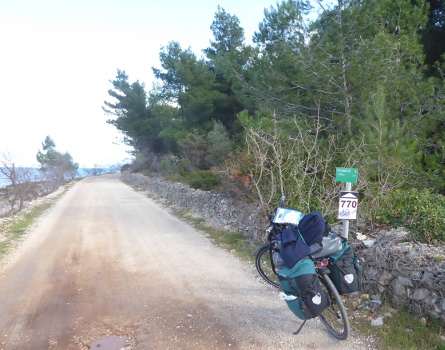 Radwegweiser Insel Brac 08