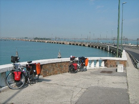 Venedig Damm Ponte della Liberta
