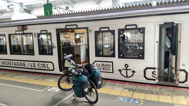 Fahrradmitnahme im Zug in Japan 22