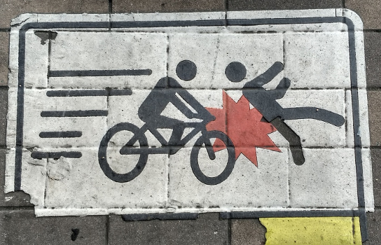 Japan Schild Fahrradunfall 1