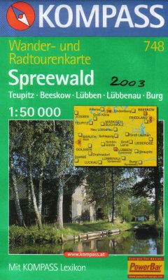 Radkarte Kompass Spreewald