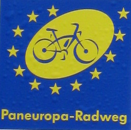 Logo Paneuropa-Radweg Paris-Prag