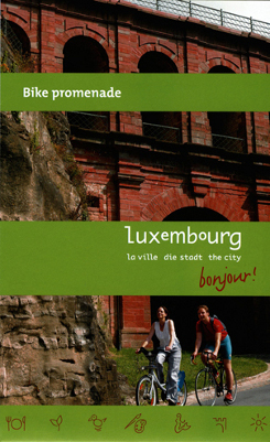 Fahrradstadtplan Bikepromenade Luxembourg Stadt