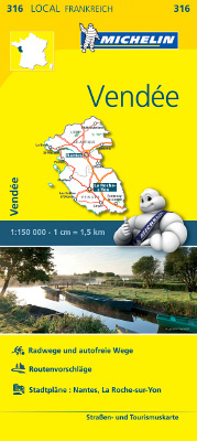 Michelinkarte 316 Vendee