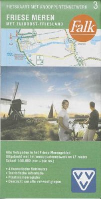 Radwanderkarte Niederlande Falk 3