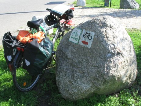 Markierung Ostseekuesten-Radweg R10