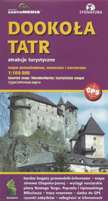 Radwanderkarte Tatr / Tatra Cartomedia