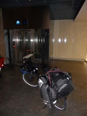 Fahrradtransport Metro Lissabon Lift 1