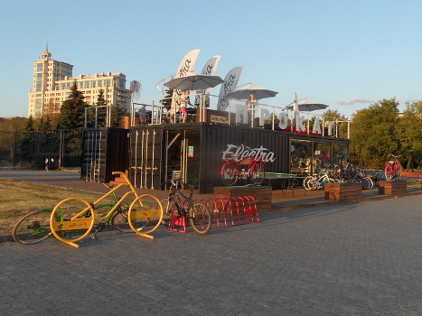 Russland Moskau Fahrradkult 1