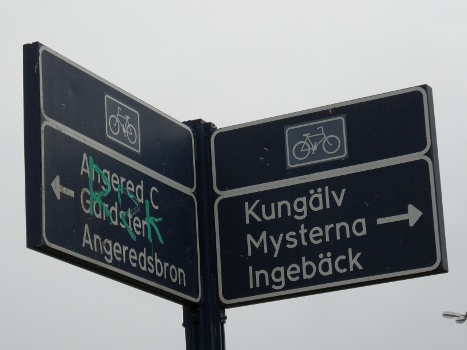 Radwegweiser Kunggaelv1