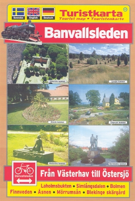 Radkarte Bahntrassen-Radweg Schweden Halland 