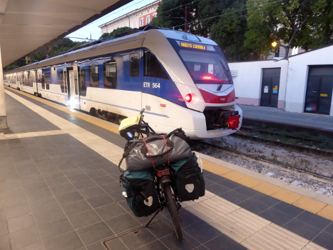 Fahrradmitnahme Bahn Italien Ljubljana - Triest 09