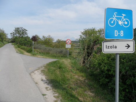 Bahntrassen-Radweg Parenzana D8 Izola