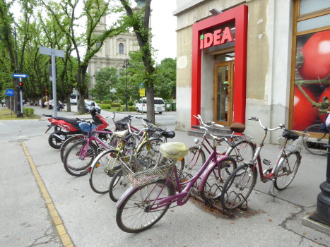 Fahrradparkplatz Subotica