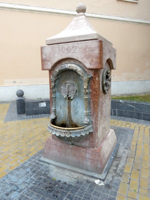 Serbien Trinkbrunnen Sombor 3