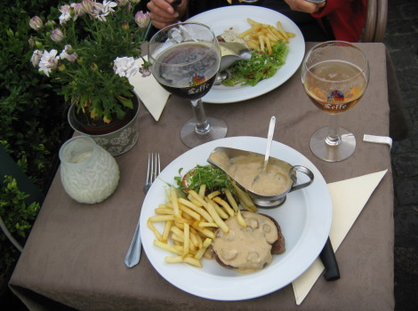 Restaurant Steak Belgien